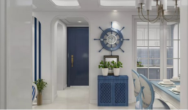 132平三居室地中海風格裝修設計案例