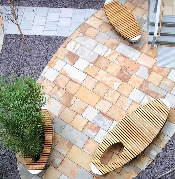 最美意向—樹池與坐凳的完美結合