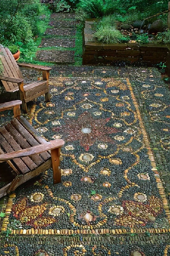 這種庭院鋪地方式,不但中國人喜歡,在國外也很火 這種庭院鋪地方式,不但中國人喜歡,在國外也很火