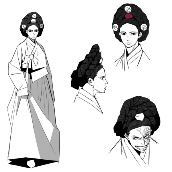 畫熱血漫畫的人設，真酷