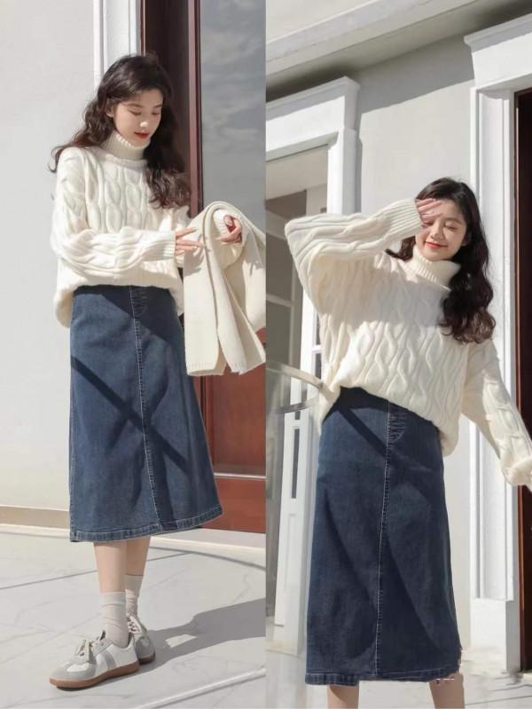 冬天裡的“藍色系”成時尚新寵，顯白又治癒，也太好看了吧