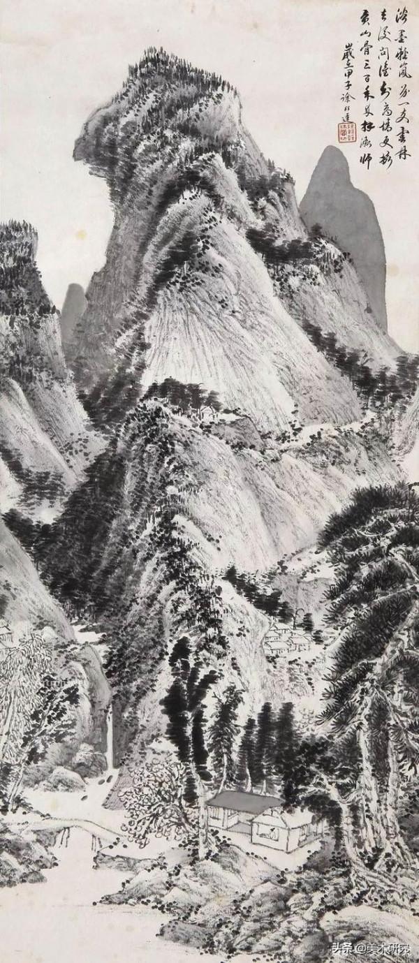 張大千頂禮膜拜的畫家，作品太美啦