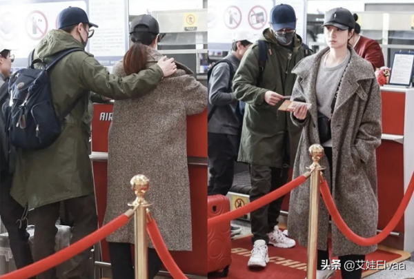 朱亞文機場摟妻超膩歪!嬌妻穿舊大衣眼窩深陷,38歲真是素顏美人 朱亞文機場摟妻超膩歪!嬌妻穿舊大衣眼窩深陷,38歲真是素顏美人