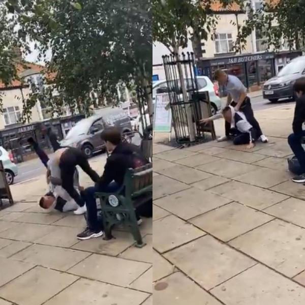 惹錯人了！找碴竟遇柔術冠軍 惡霸狼狽慘摔模樣曝光