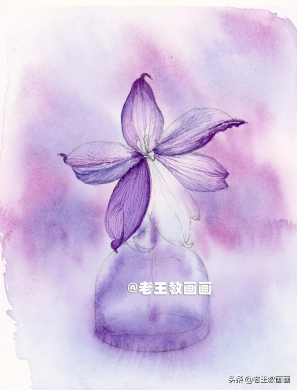 人見人愛的水彩瓶花,看第一眼就想畫了 人見人愛的水彩瓶花,看第一眼就想畫了