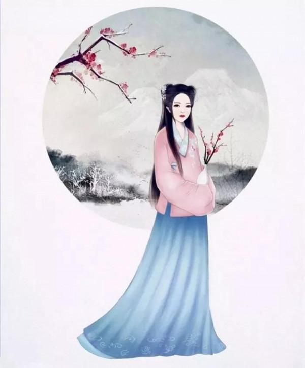 世上最美的，一是女子，一是文字。”