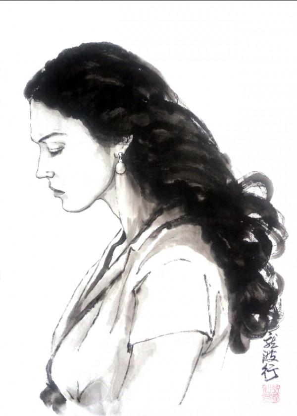 業餘畫家龍波行、作品精湛很正點