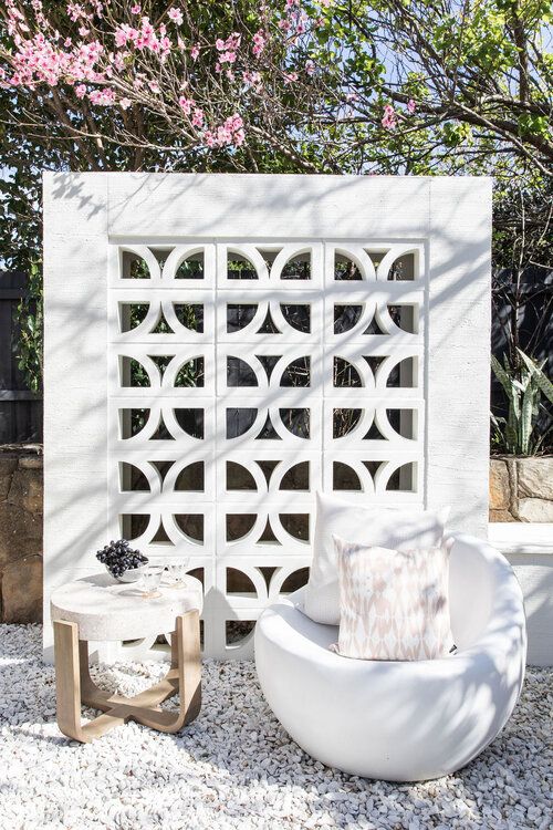 有顏值的庭院都有一面鏤空牆