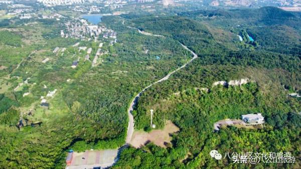 中秋節前，鳥瞰八公山美景惹人醉