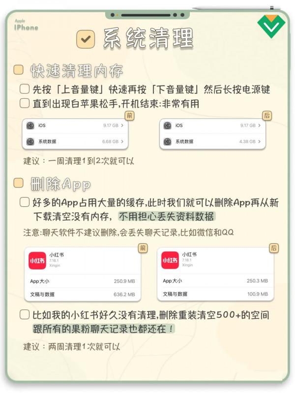 iPhone蘋果手機清理垃圾教程