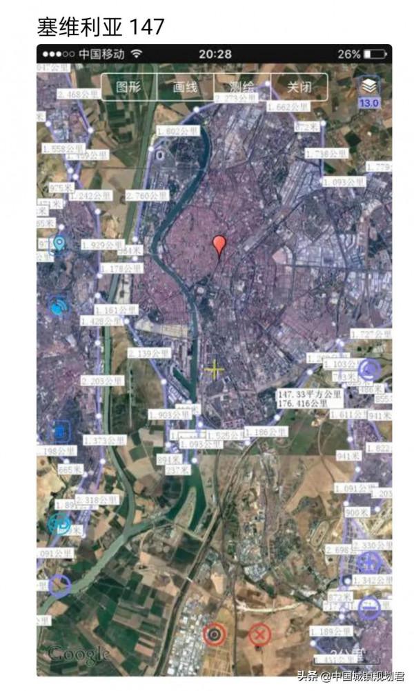 整個歐洲建成區面積超過100平方公里的城市還沒有中國多