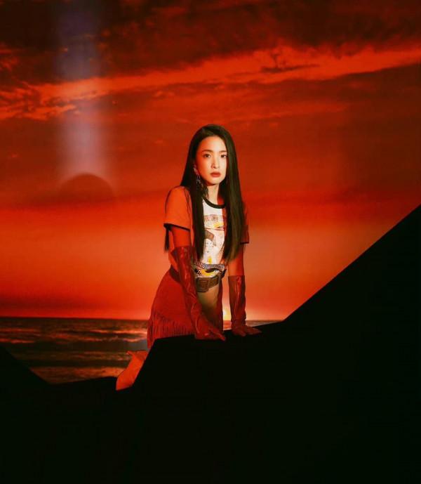 林依晨產後狀態滿分，素顏上鏡也靚麗，可惜土純風穿搭網友不買賬