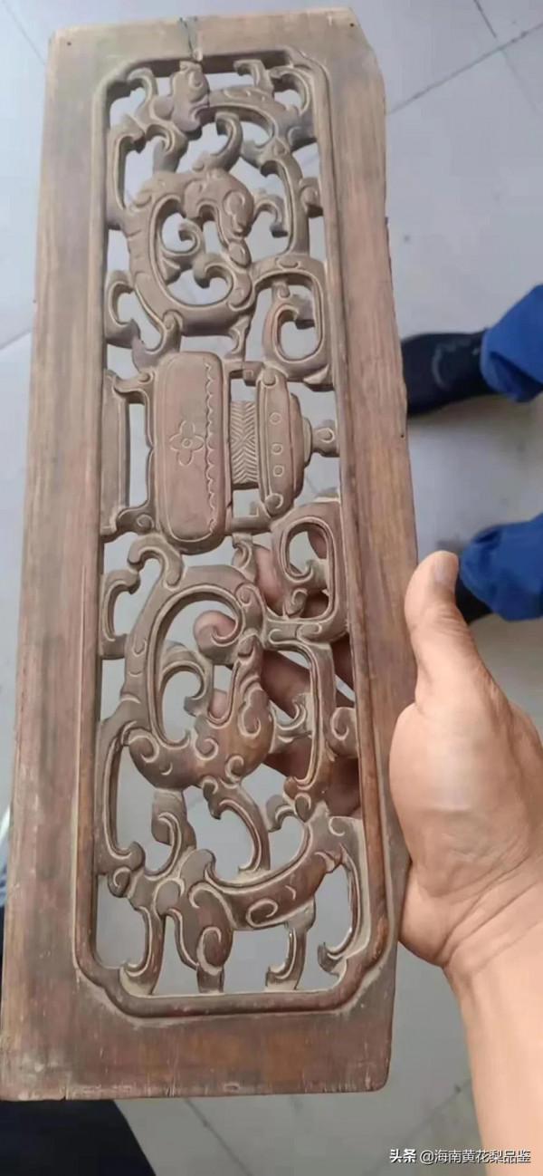 到代海南黃花梨雕花板
