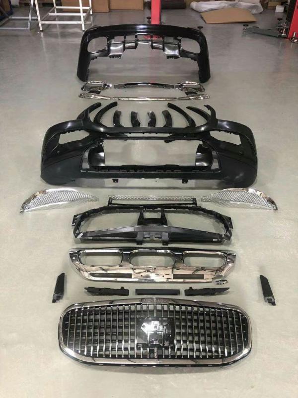 21款賓士GLS450改裝邁巴赫外觀價效比攻略，滿滿的乾貨！