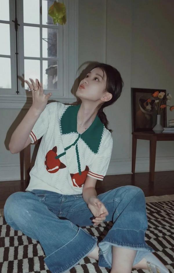 歡樂頌五美之一喬欣，膚白貌美，妥妥人間富貴花