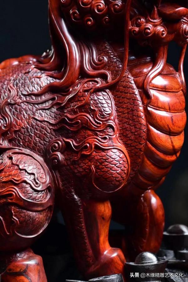 美寓雅器：小葉紫檀｜神獸麒麟