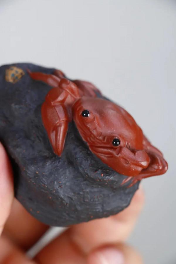 八方來財螃蟹，逼真嗎？