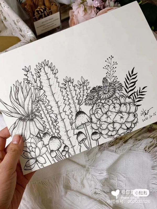 頂級創意線描,張張精緻走心,不收藏太可惜了 頂級創意線描,張張精緻走心,不收藏太可惜了