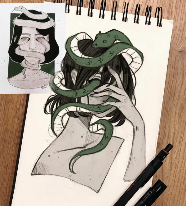 動漫的鬼怪形象如果以少女的樣子示人,可是畫得太好看就不嚇人了 動漫的鬼怪形象如果以少女的樣子示人,可是畫得太好看就不嚇人了