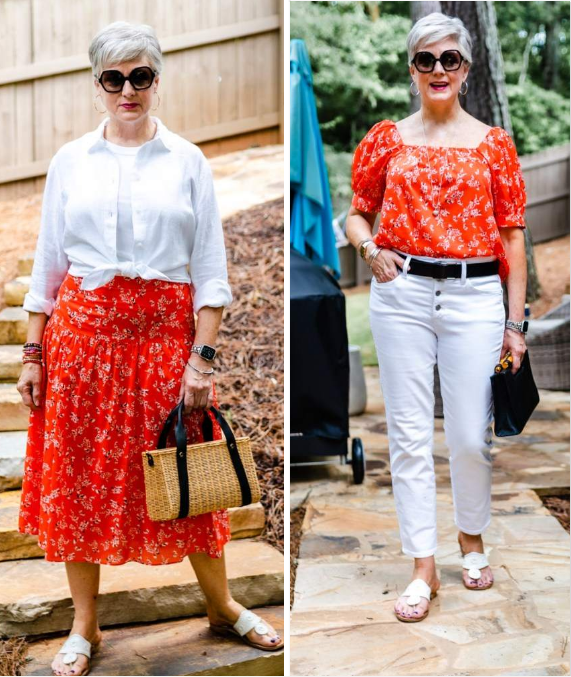 誰說微胖女人不時髦，這位胖奶奶成穿衣典範，她的搭配技巧值得學