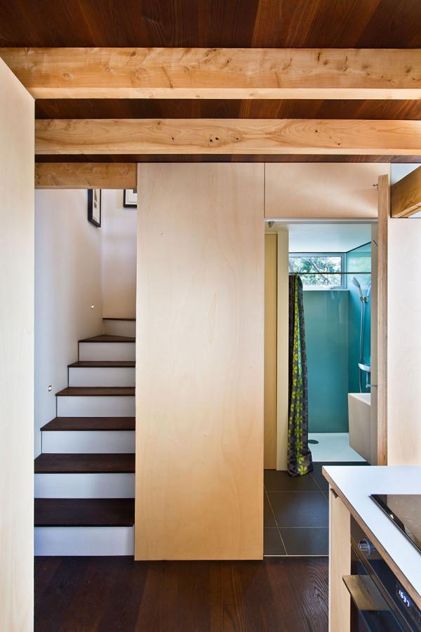 建築師在紐西蘭50平米的生活、工作和休閒的小房子