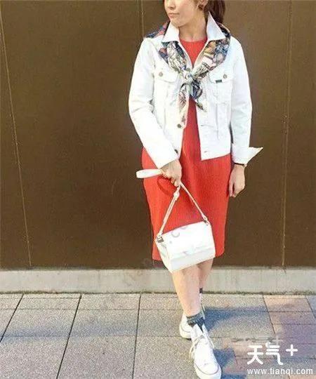 155身高牛仔外套穿搭