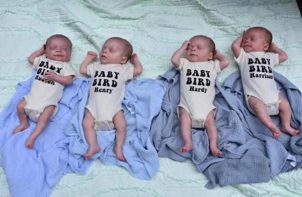 全球僅72例！女子誕下同卵四胞胎，絕了，打麻將永遠不缺人了