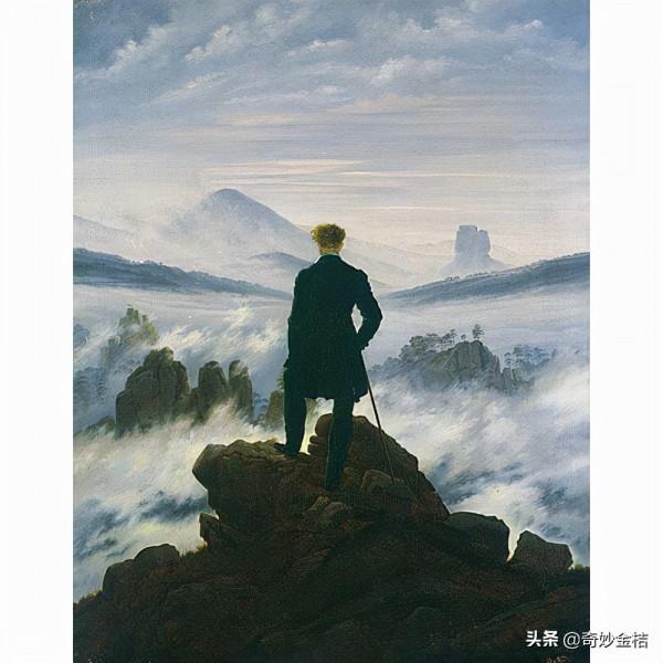 名畫賞析：霧海上的旅者