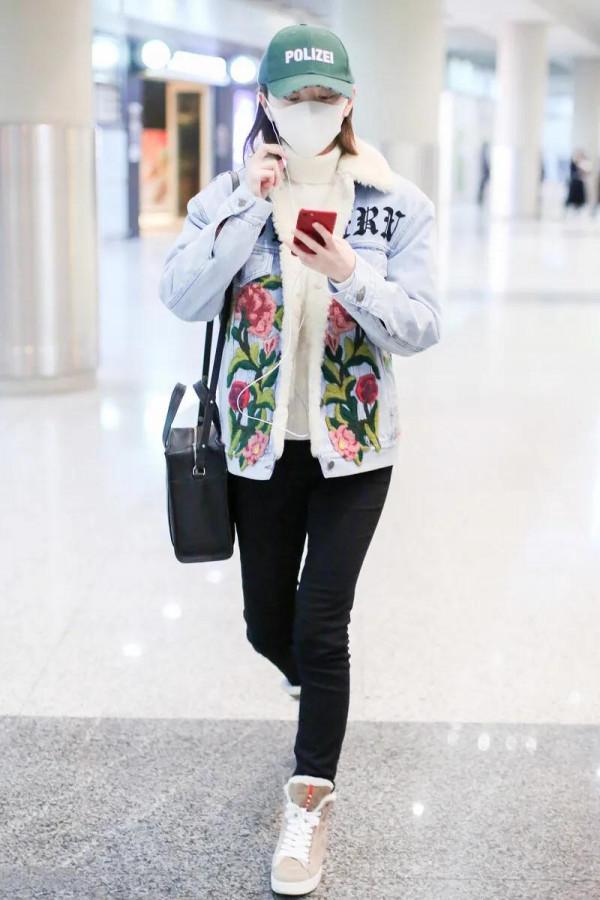 景甜小姐姐的冬裝私服要不要這麼接地氣哦