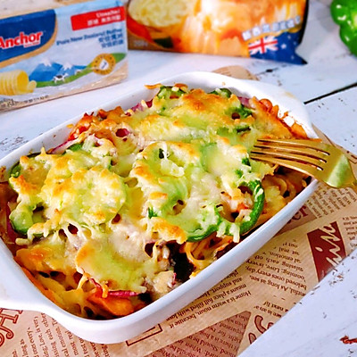 #安佳佳倍容易聖誕季#芝士茄汁雞肉焗意麵