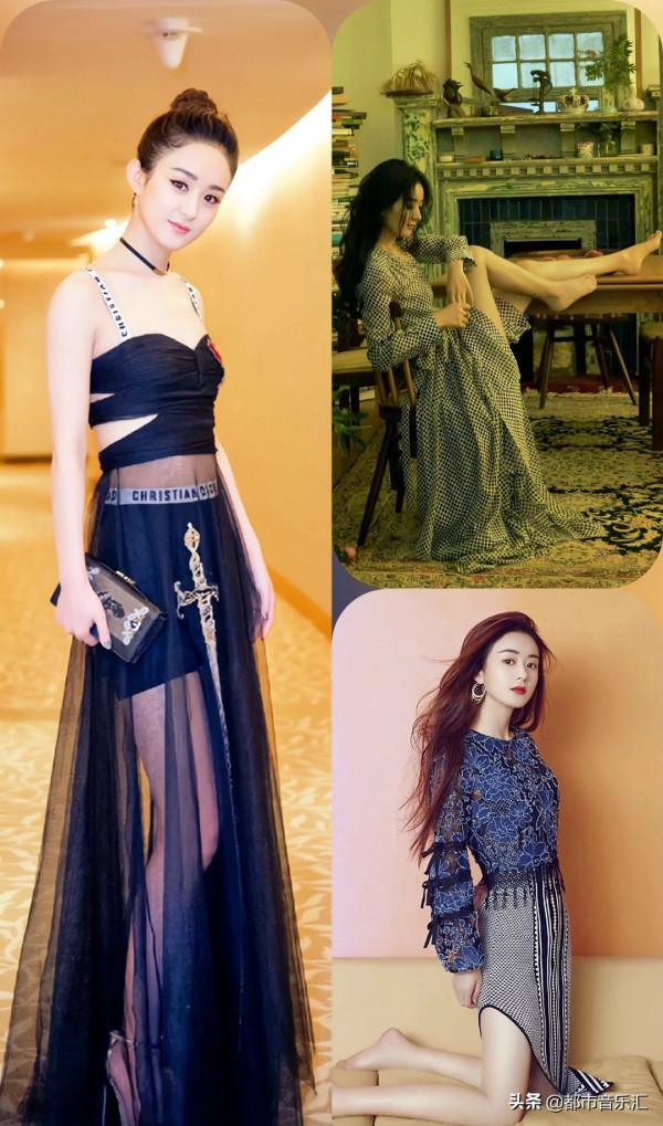 趙麗穎衣著簡樸自信大方，五官跟現在一樣沒變化