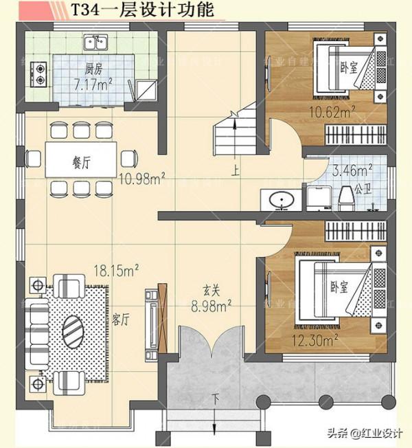 農村給父母建兩層養老房，這5套裡面任選一套，美觀經濟功能實用