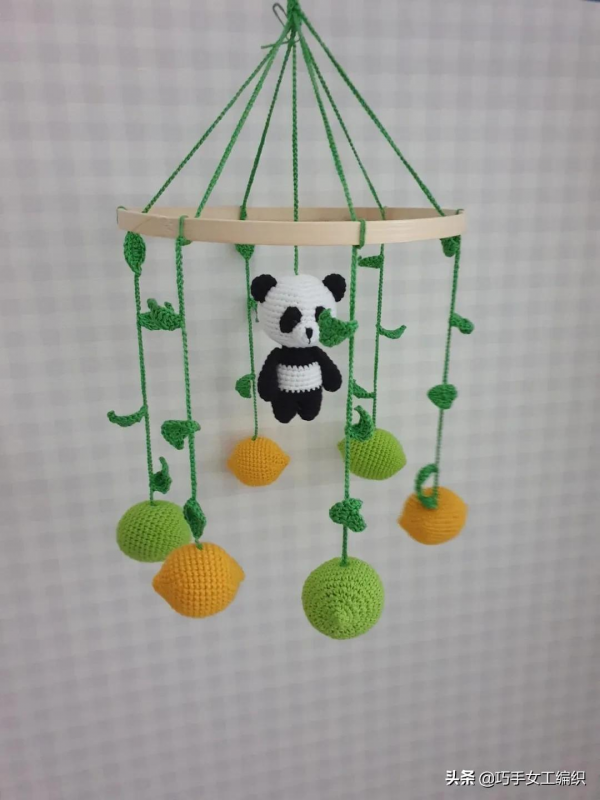 用零線就把蔬菜水果鉤得如此逼真，比新鮮的還要美