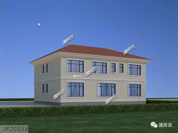 只要我賺錢的速度夠快，貧窮就追不上我，我就可以蓋這款別墅