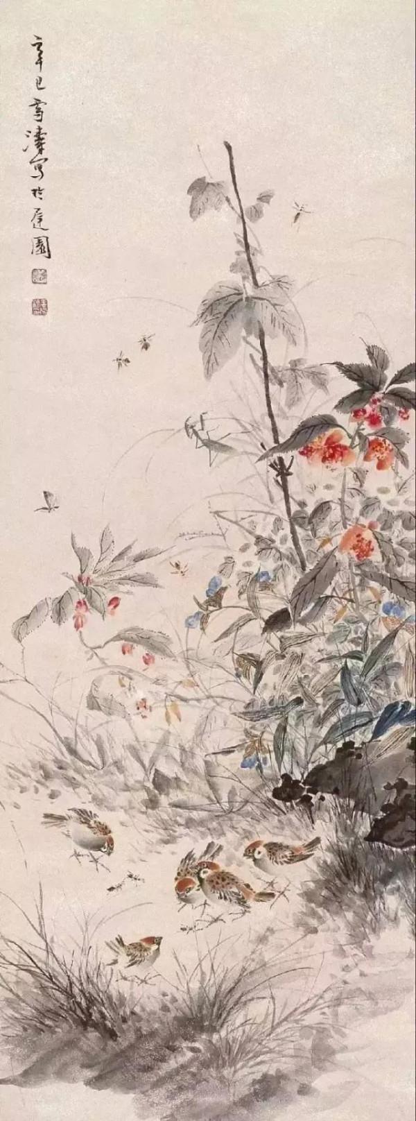 王雪濤、關山月、孫其鋒筆下的麻雀各有神韻