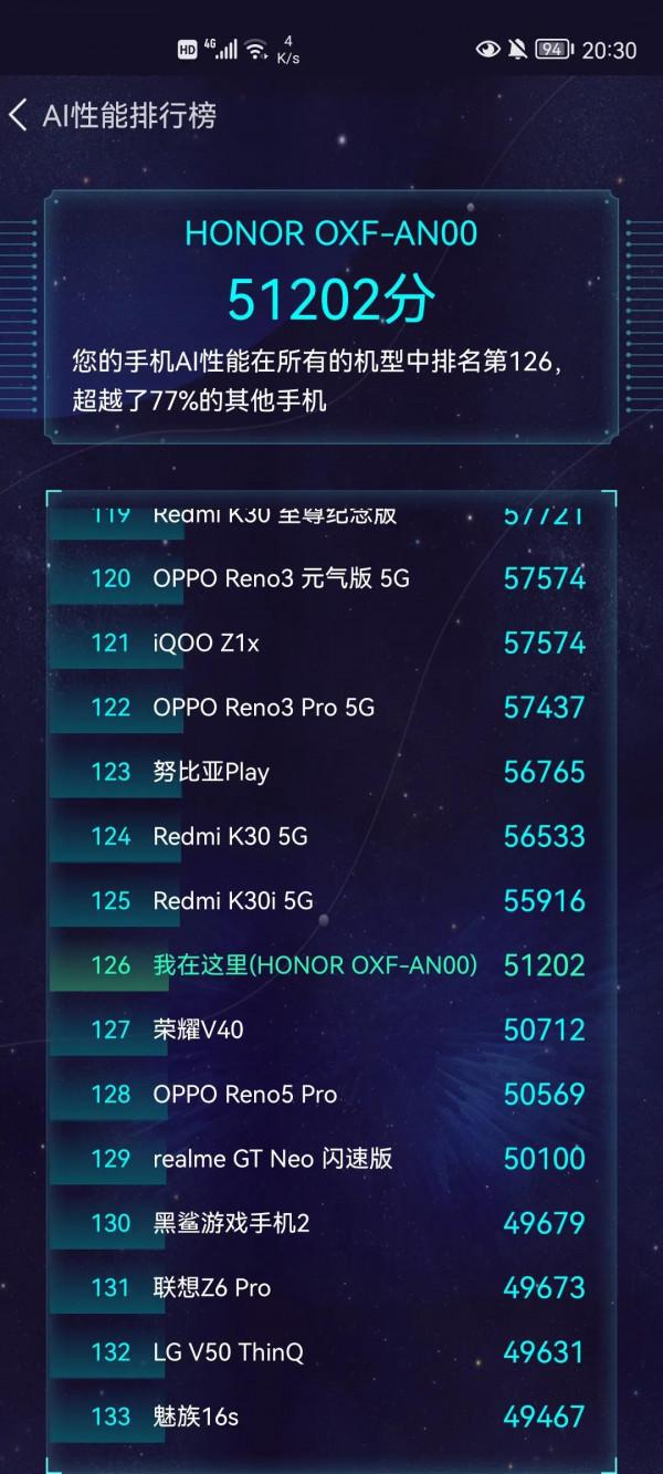 榮耀V30使用一年半後測試