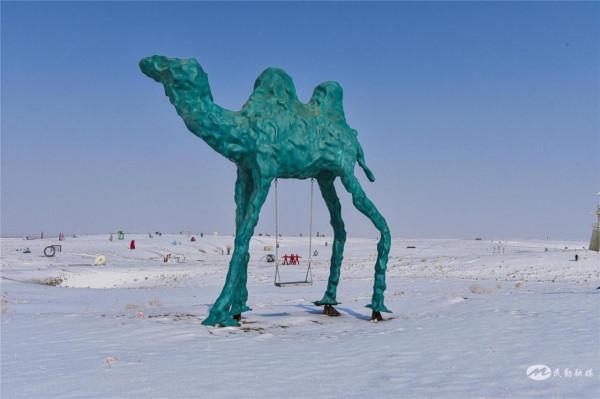 【北國風光&CenterDot;美麗民勤】雪落騰格里