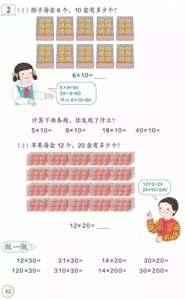 人教版小學數學（三年級下冊）課本電子版 寒假預習，快收藏