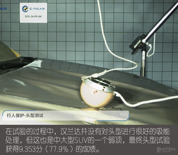 五星無壓力！全新漢蘭達C-NCAP碰撞解析