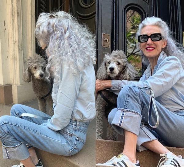 被這些年過半百的奶奶們驚豔，滿臉皺紋、滿頭銀絲，比年輕人時髦