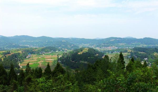 “四川盆底”距成都僅109公里，就在這四個縣的交界處