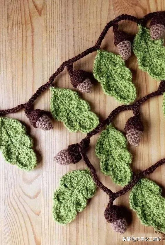 家裡的電源線用這招改造太讚了，多種葉子的鉤法，美爆整個家