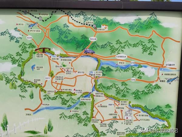 漢EV自駕新疆伊犁，一個人獨自玩耍，逛鞏留縣的蝶湖景區