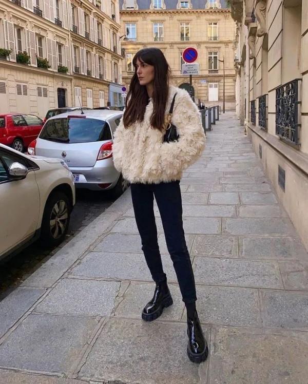 冬天穿搭短外套也好看