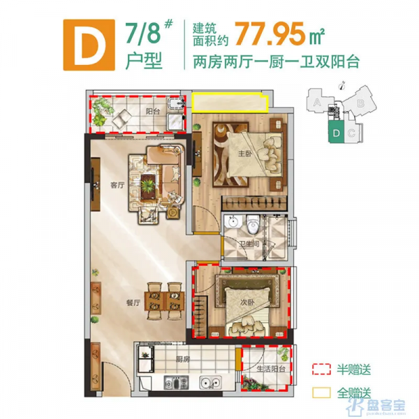 這個專案的戶型 我真是一眼就愛上