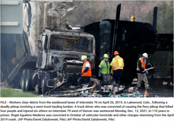 剎車失靈致4人死亡,美國一司機被判110年監禁,400萬人替他抱不平 剎車失靈致4人死亡,美國一司機被判110年監禁,400萬人替他抱不平