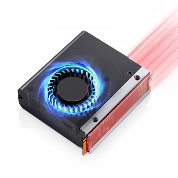 溫度下降顯著,硬碟的好伴侶:喬思伯釋出M.2主動散熱器 溫度下降顯著,硬碟的好伴侶:喬思伯釋出M.2主動散熱器