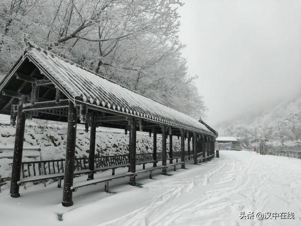 宛如仙境！漢江源景區下雪啦