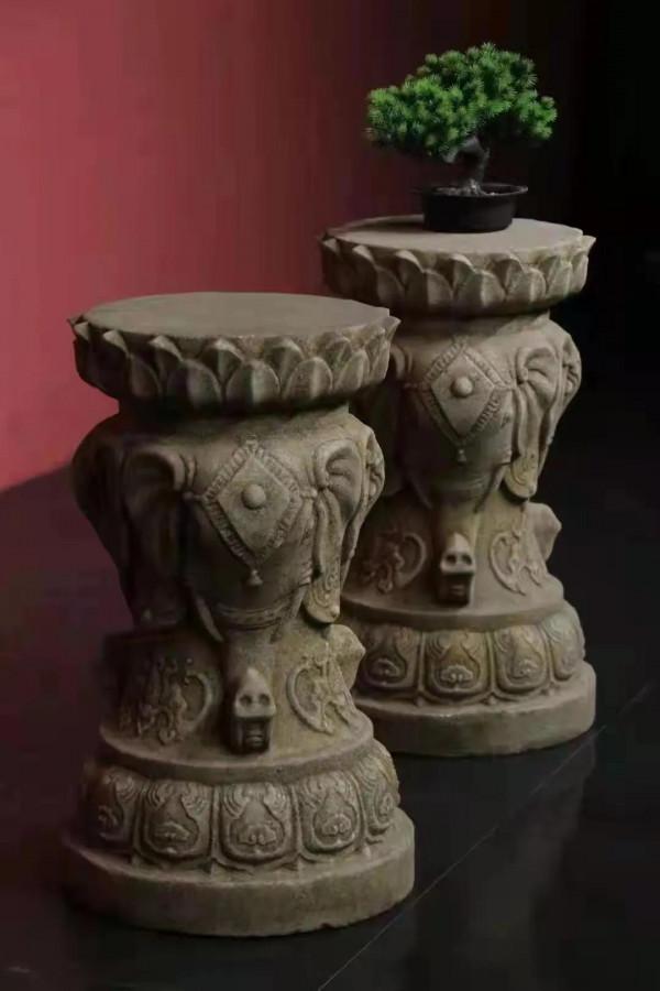 花幾 石几 漢白玉