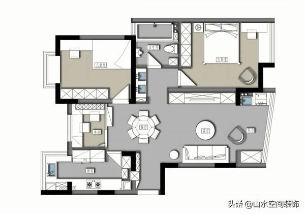 一家四口,100㎡北歐復古新家,簡潔又華麗,腔調十足 一家四口,100㎡北歐復古新家,簡潔又華麗,腔調十足